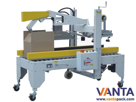 Tape Carton Sealer Corrugated Paper Box Sealing Machine 30 Cpm