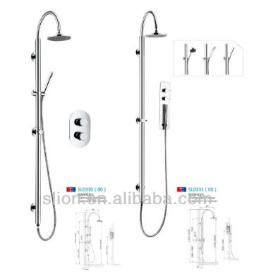 Dual Handle Thermostatic Shower Mixer Taps