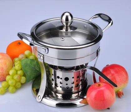 Stainless Steel Mini Hot Pot With Spirit Stove