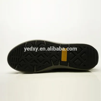 black safety functional genuine leather police shoes for men