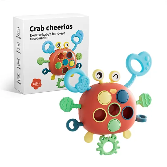 Green Baby Rattles: Sensory Toys & Educational Pull-String Gadgets for Kids