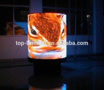 360 degree/cylinder led display screen