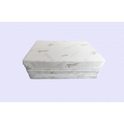 Tri fold memory foam mattress topper