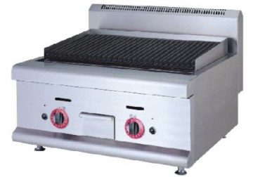Gas lava rock chargrill