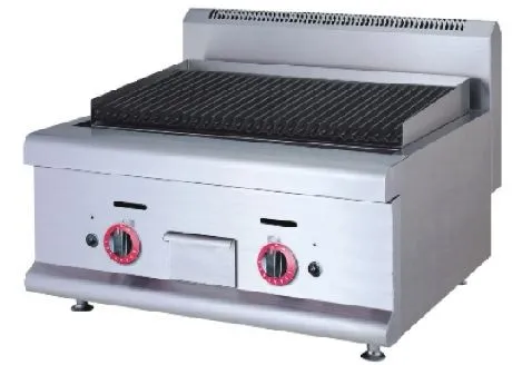 Gas lava rock chargrill