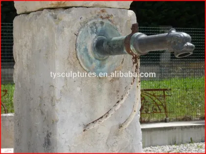 Outdoor hand carved stone drinking sandstone water feature fountains