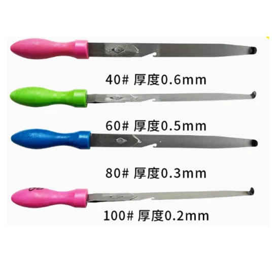 Loom Spare Parts: Reed Hooks & Knives 40# 60# 80# 100# for Textile Machines