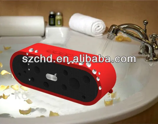 2015 waterproof IP6X wireless silicone bluetooth speaker manual