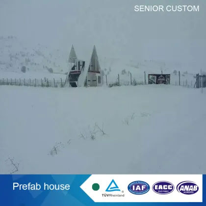 A shape house Villa Light steel villa quick installation LGS Villa