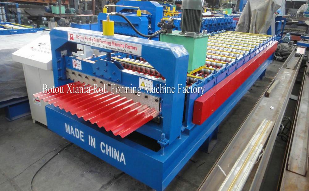 Color Steel Thin Plate Hydraulic Roofing Corrugated Sheet Forming Machine