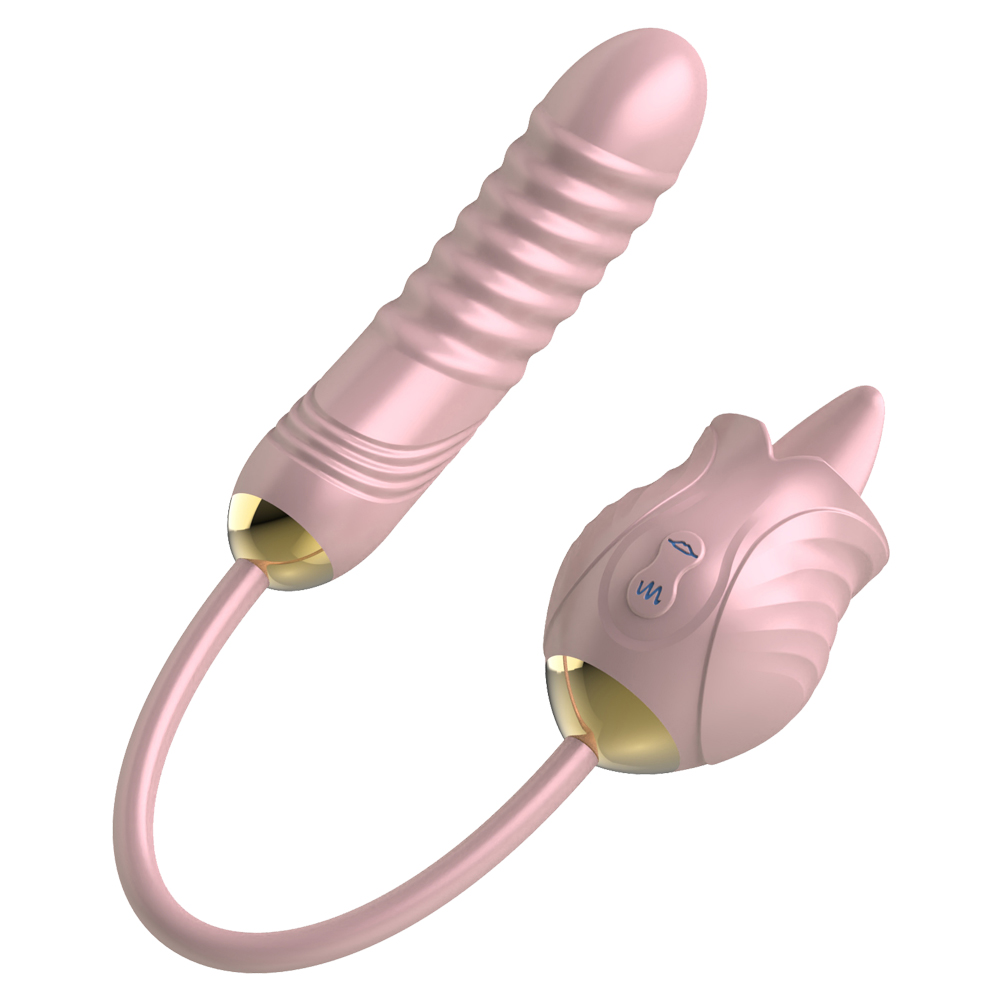 Rose-Shaped Multi-Frequency Vibration Wand