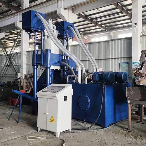 Copper Turning Scrap briquetting Pressing Machine