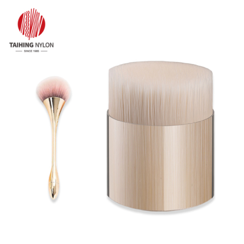 PBT hollow straight filament for makeup brush