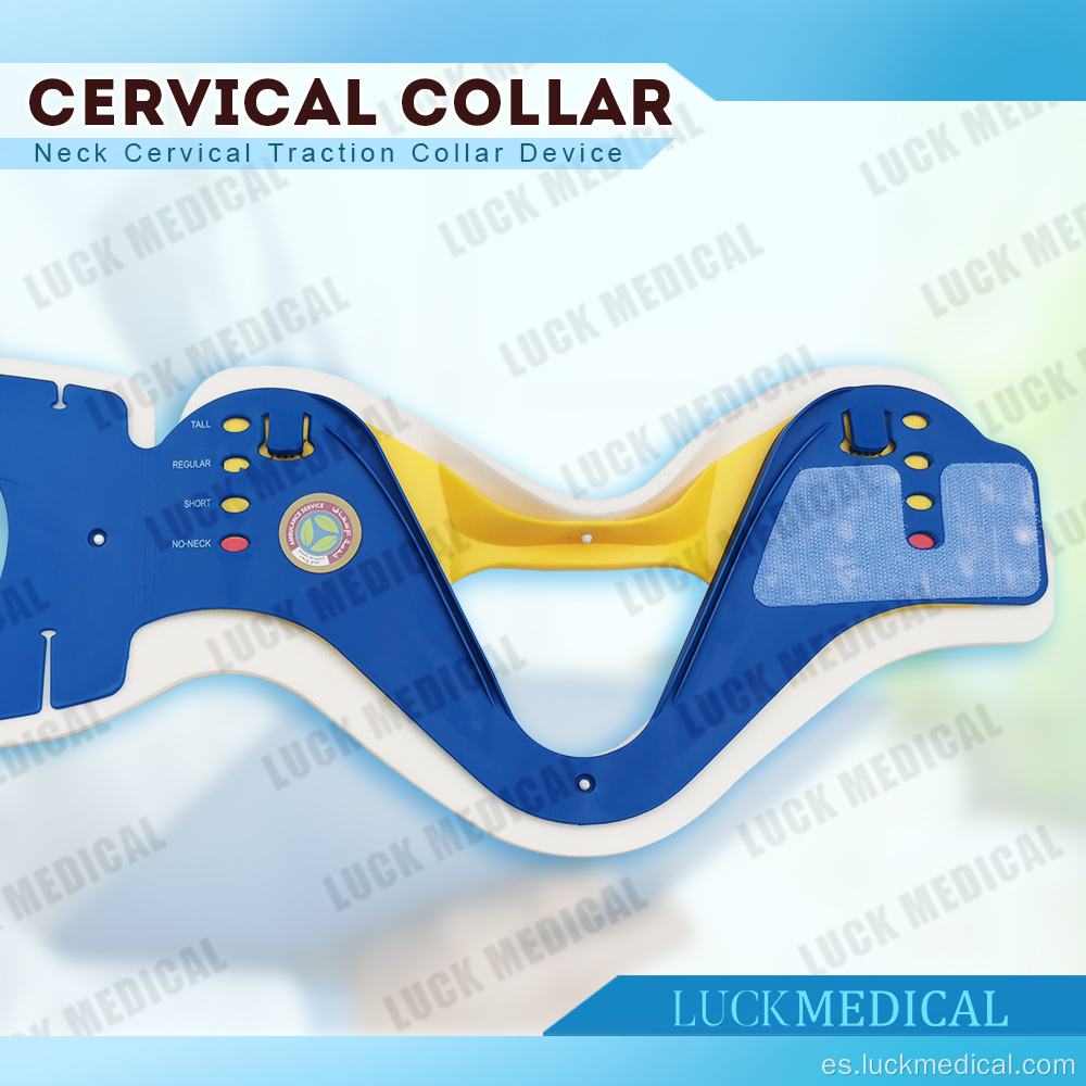 Collar cervical ajustable de inmovilización