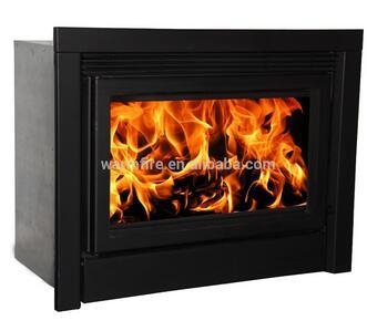 economic wood burning cold rolled steel fireplace WM207
