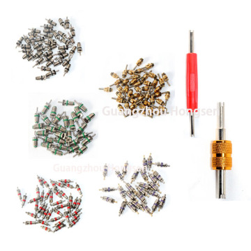 Pokka Tire Valve Core AC Valve Sole pour R12 134a Jetta BMW Car