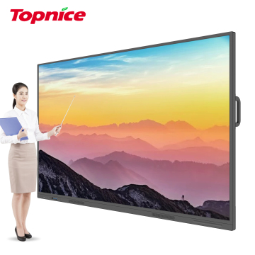 Topnice 65-inch Interactive Smart Board with Projection Display for Conference Room and School