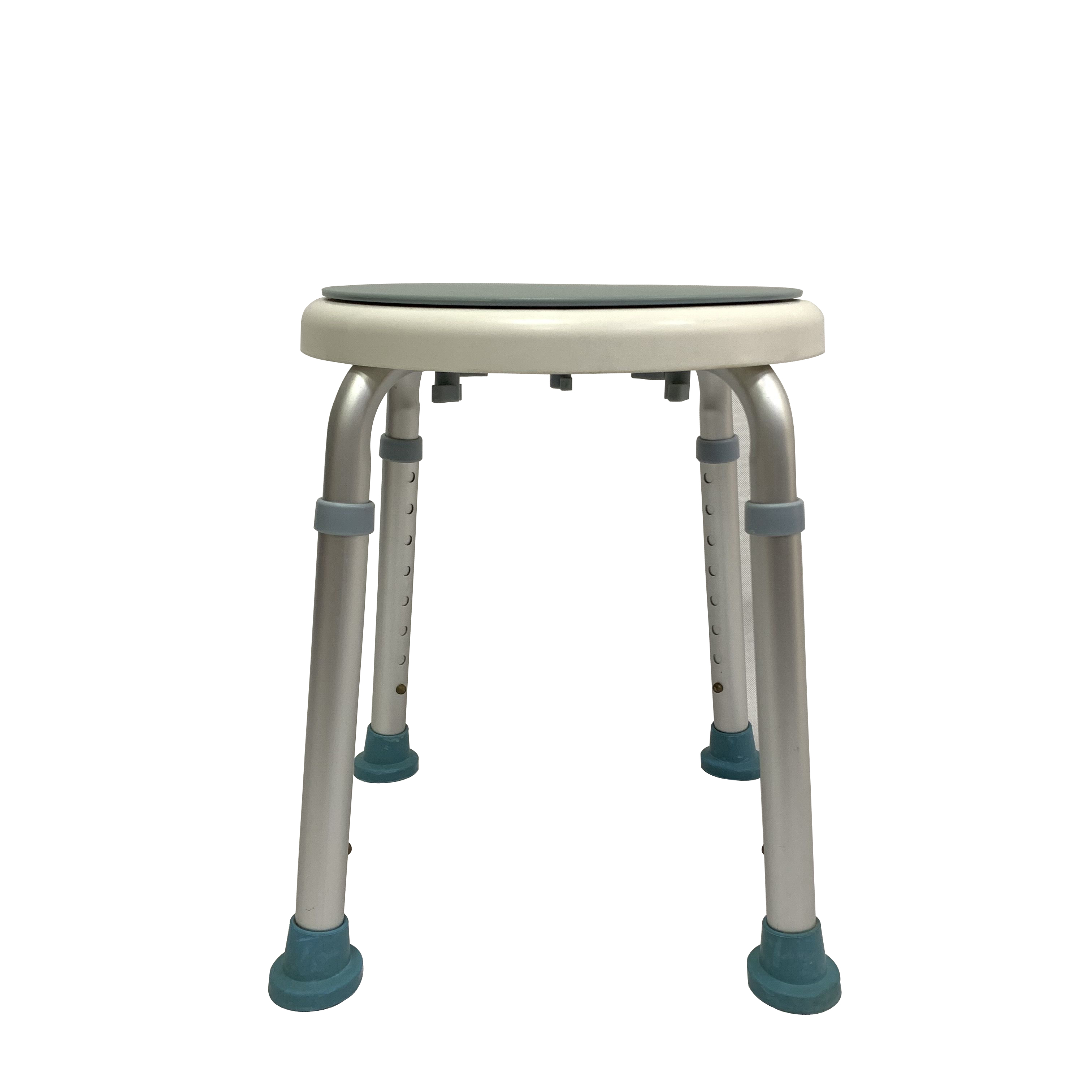 360 Degree Rotating Shower Chair Tool Free Adjustable Shower Stool Tub Chair and Bathtub Seat Bench with Anti-Slip Rubber Tips