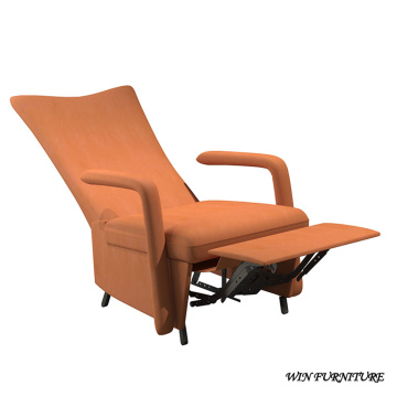 Chaise inclinable de salon en cuir