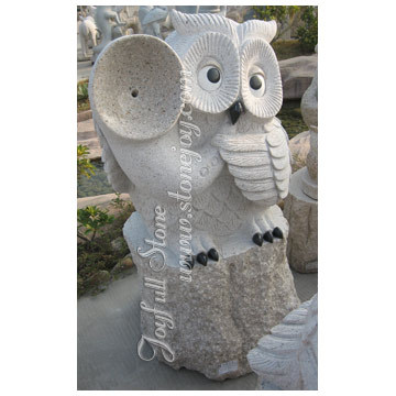 Owl Stone Animal Carving