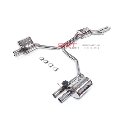 Super Racing Tailpipe Exhaust System for Audi S6 Valve Exhaust