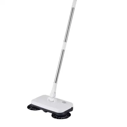 Cordless Floor Cleaner Spin Broom for Dust Removal