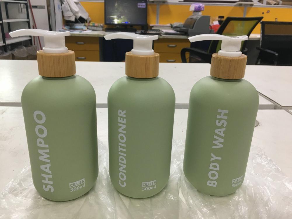 Bottiglia di pompa in plastica per pre-ispezione dello shampoo in Guangdong