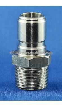 Ball Lock Quick Disconnects - Male Quick Disconncet X Male NPT,1/2"