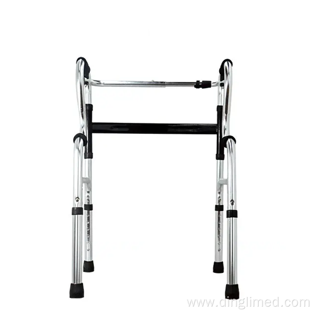 aluminum lightweight adult folding walker without wheels