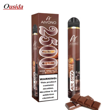 Venda direta AIM Stick 2500Puffs caneta vape descartável