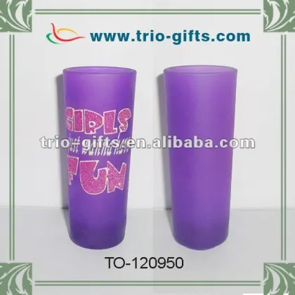 glitter glassware