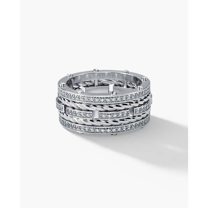 แหวนชายเงินหรูหราสำหรับสไตล์ทุกวัน