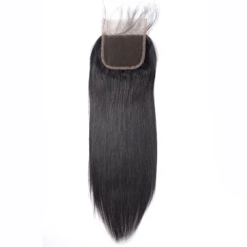 Wholesale Cuticle Aligned Hair  Brazilian Hair 4x4 HD Transparent Lace Closure