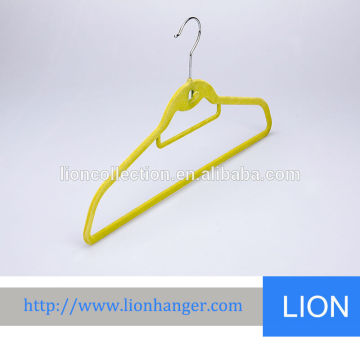 LEC-F5021 plastic velvet pants hangers