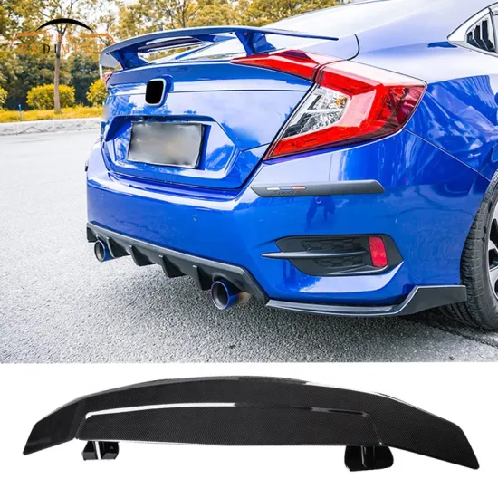 Universal Glossy Black ABS Plastic Rear Tail Wing Boot Lip Spoiler