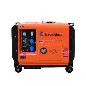 Excalibur 7kVA Super Silent 6000W/6500W Single Phase 3 Phase Diesel Generator