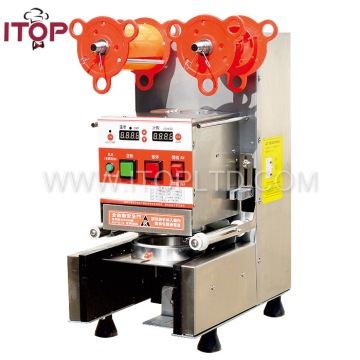 High quality Automatic induction plastic heat cup sealing machine