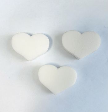 100/180 Grit Heart-Shaped Nail File Buffer Block for Manicure Tools