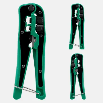 Automatic Hand Network Wire RJ45 11/12 Pin Crimper Tool