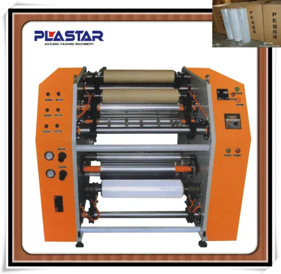 cling film slitting rewinding machine