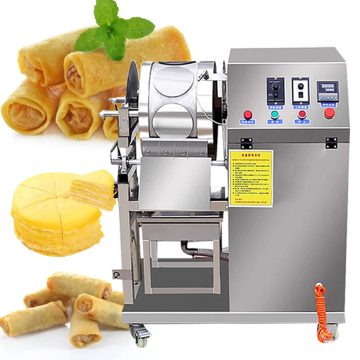Máquina de fabricación de crepes de alta calidad: máquina de envoltura de lumpia de rollo de resorte