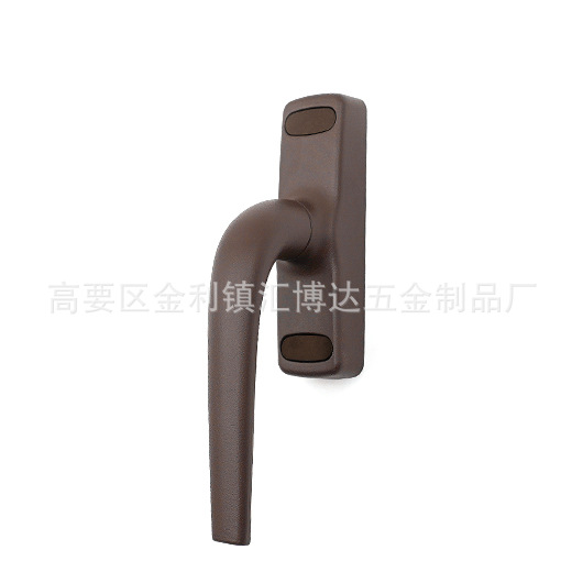 brown casement window handles