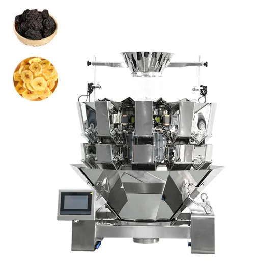 Vertical Packaging Machine for Weighing and Packaging Dried Fruit and Dry Food (Stainless Steel 304)