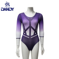 Dandy tsika yakakwira mhando refu sleeve gymnastic leotard makwikwi kukwikwidza