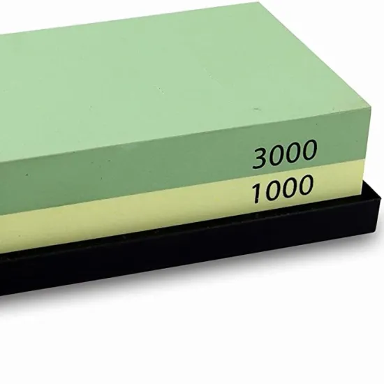 Nuoten Professional Kitchen Knife Sharpening Kit: 1000/3000 Grit Double-Sided Whetstone with Kitchen Tools