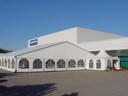 big industrial permanent outdoor event tent