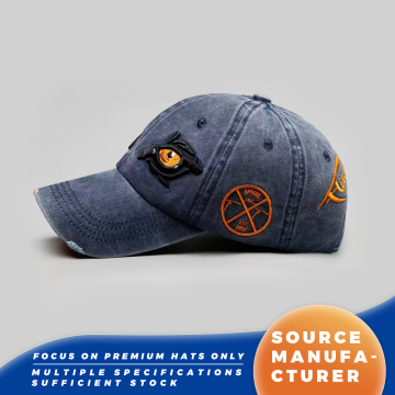 Topi Bisbol Bordir Mata Elang 3D