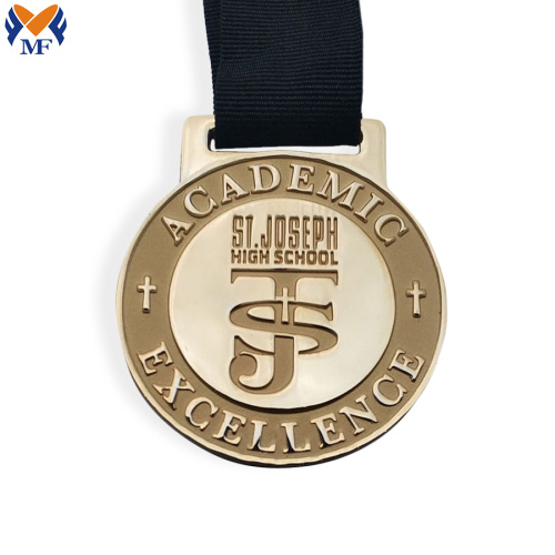 Custom zinc alloy gold metal medals bulk