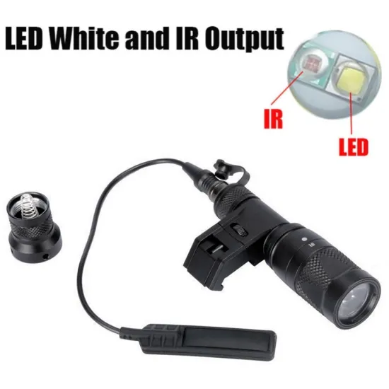 IFM M300V IR Light Weapon Gun Lamp Softair Tactical LED Flashlight Rifle Lanterna Airsoft Arma Military Hunting Lights