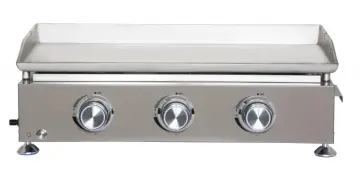 Outdoor 3 Burners Stainless Steel Griddle Grill